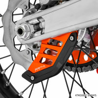 ZETA Rear Disc Guard Orange - Guards/Braces