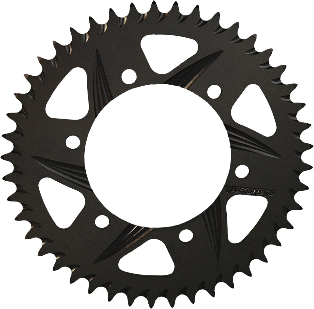 Vortex Rear F5 Sprocket Aluminum 44t-530 Blk Hc Hon - Black - Street Collection