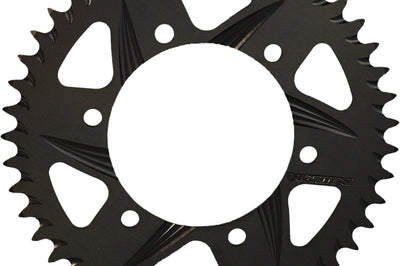 Vortex Rear F5 Sprocket Aluminum 46t-530 Blk Hc Kaw/suz/yam - Black - Street Collection