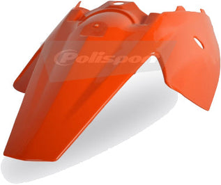 Polisport Rear Fender + Side Panels Red Beta - Orange - Offroad Collection