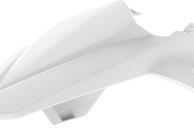 Polisport Rear Fender + Side Panels Red Beta - White - Offroad Collection