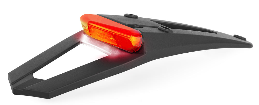 Polisport Rear Fender Taillight Black - Offroad Collection