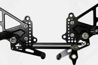 Vortex Rear Set Complete Blk Yam - Black - Street Collection