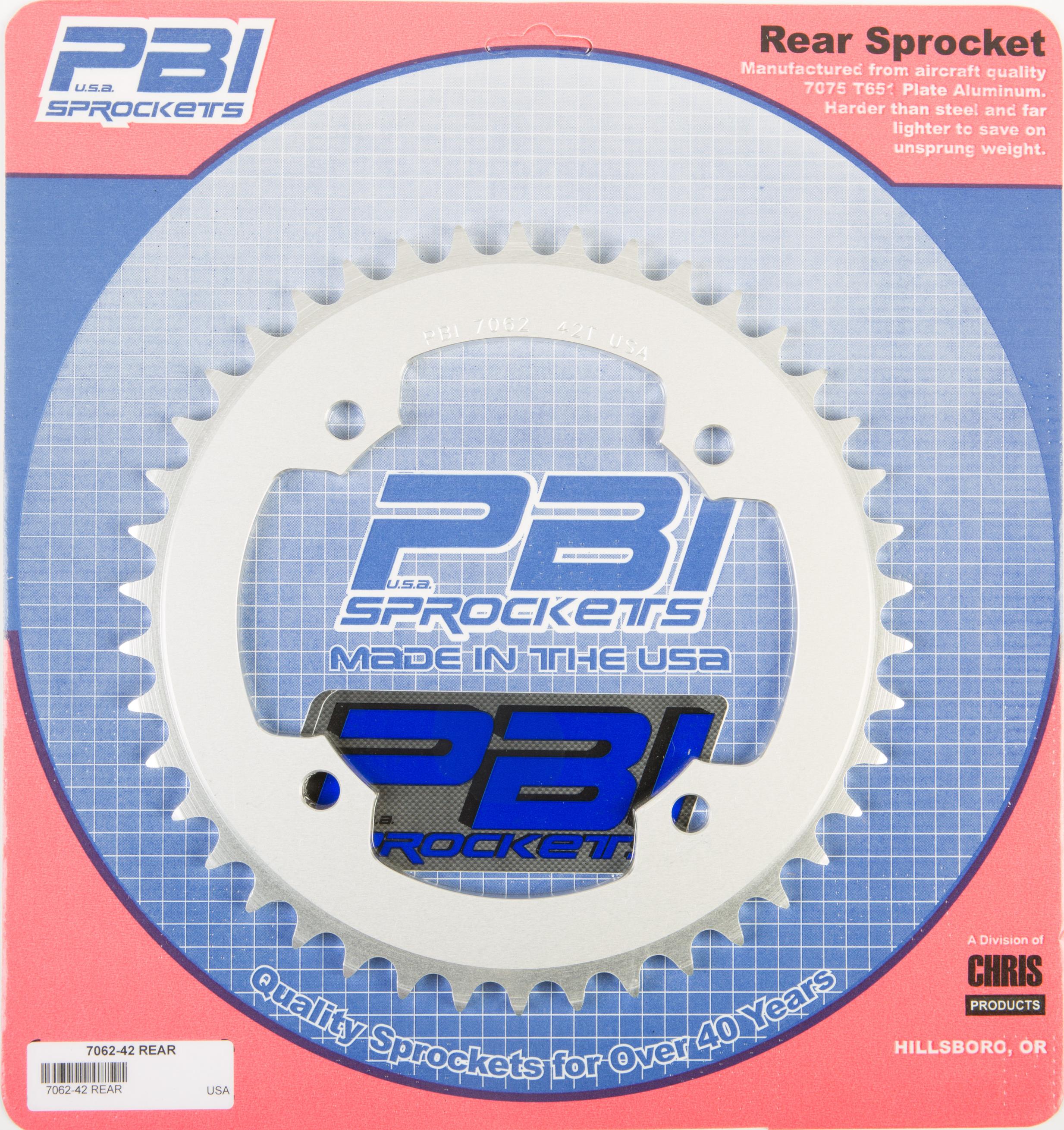 Pbi Rear Sprocket Aluminum 42t-520 Yam