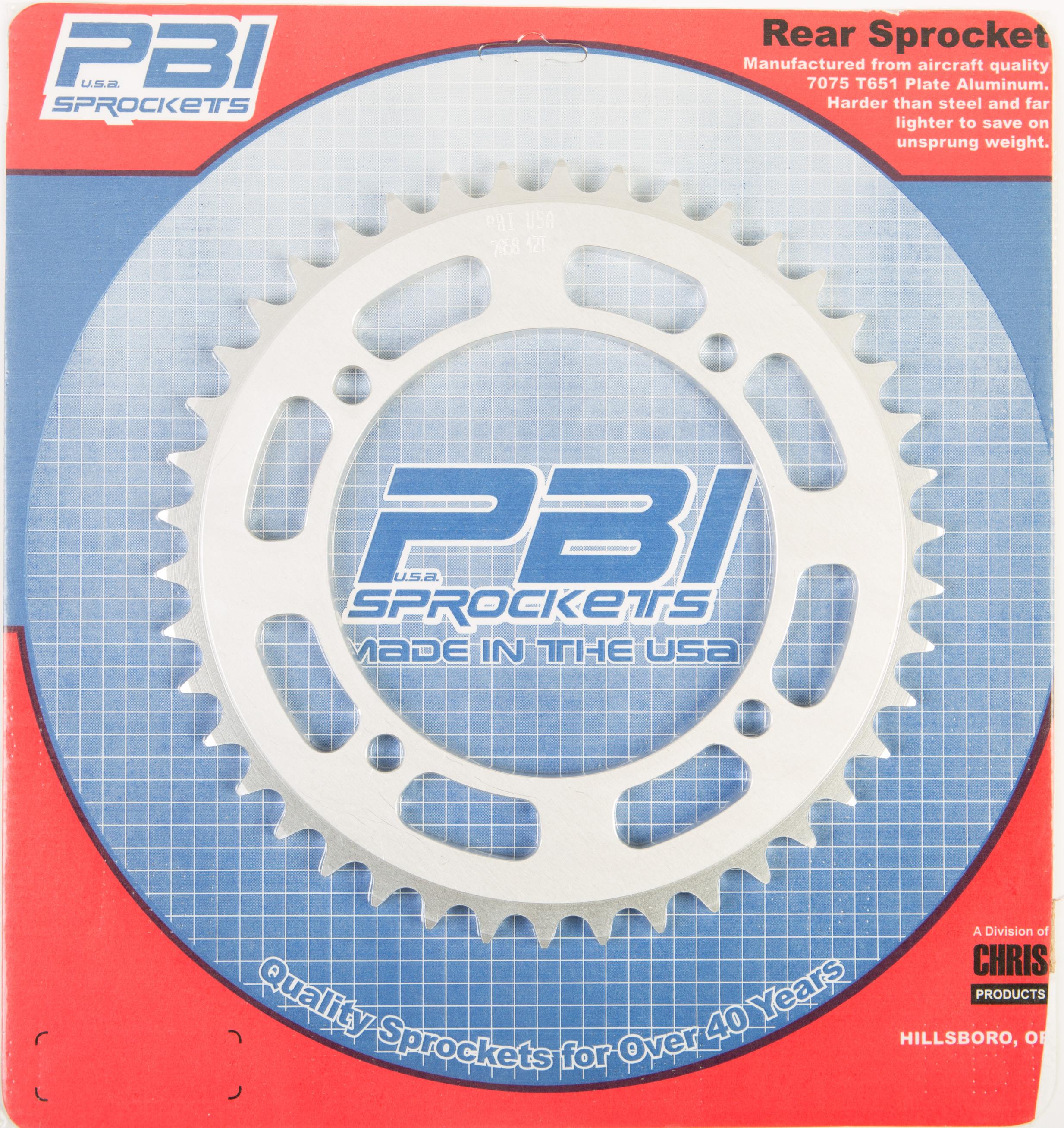 Pbi Rear Sprocket Aluminum 42t-520 Yam