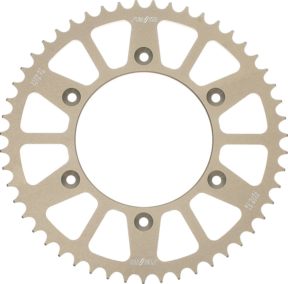 Sunstar Rear Sprocket Aluminum 48t 520 Kaw/suz Offroad Collection