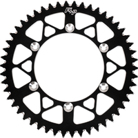 FIRE POWER Rear Sprocket Aluminum 53t 420 Blk Kaw/Suz - Sprockets
