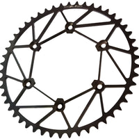 Dirt Tricks Rear Sprocket Chromoly Stl/zir 51t-520 Blk Suz - Chrome - Offroad Collection