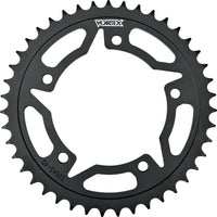 Vortex Rear Sprocket Steel 43t-520 Black Yam - Street Collection