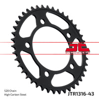 Jt Rear Sprocket Steel 43t-520 Hon - Street Collection
