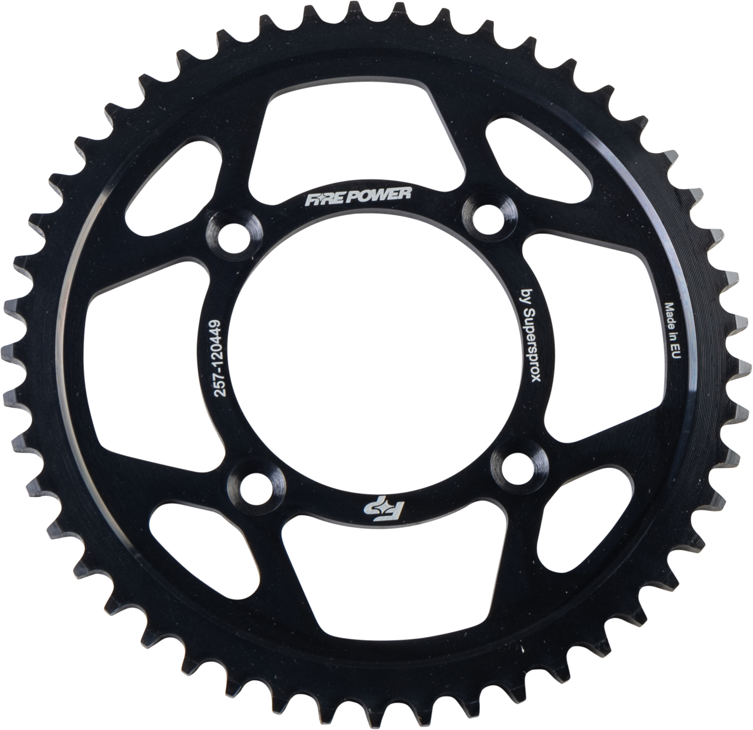 FIRE POWER Rear Sprocket Steel 49t Blk