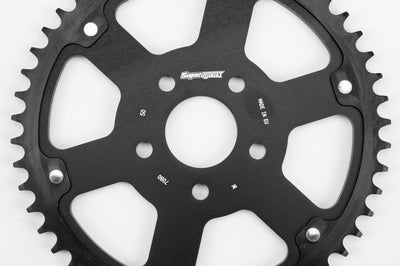 SUPERSPROX Rear Stealth Sprocket Alu/Stl 50t 530 Blk Hd - Sprockets
