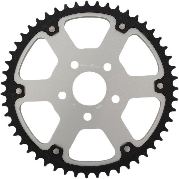 SUPERSPROX Rear Stealth Sprocket Alu/Stl 51t 530 Slv Hd - Sprockets