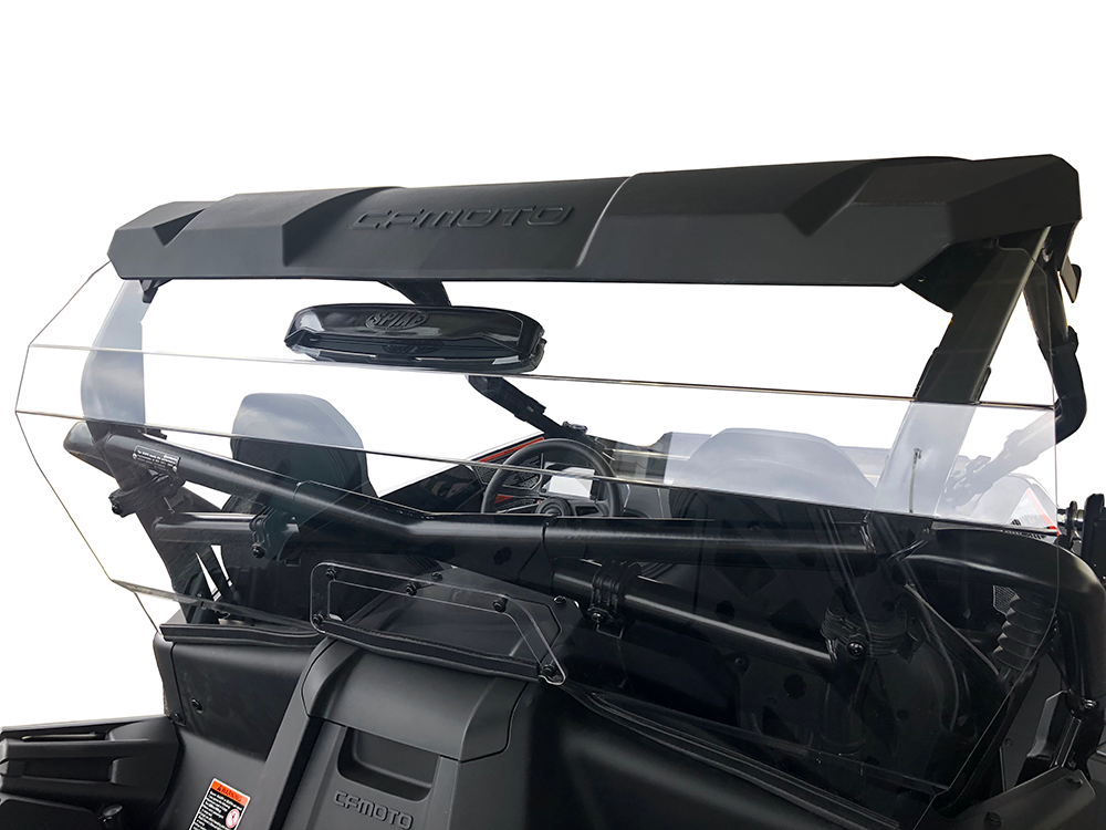 SPIKE Rear Vented Windshield Clr Cf Moto - Windshield/Windscreen