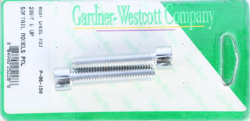 Gardnerwestcott Rear Wheel Adjustment Bolts 08-17 Softail Models - Harddrive Products
