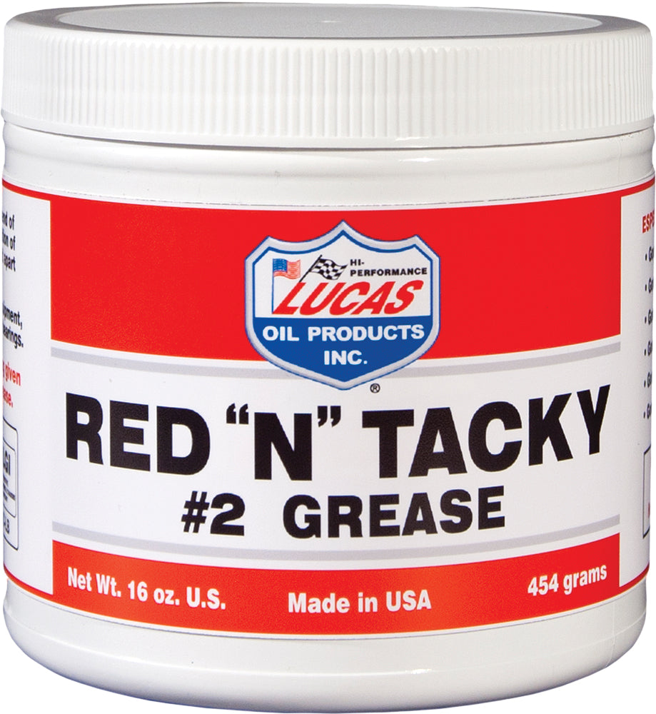 Lucas Red ’n’ Tacky #2 Grease 1lb Tub - Watercraft Collection