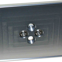 Axia Registration Sticker Plate Large 3.8’ X 3.06’ Silver - Atv Performance Products