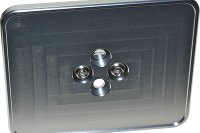 Axia Registration Sticker Plate Large 3.8’ X 3.06’ Silver - Atv Performance Products