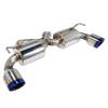 Remark Nissan 370Z (Z34) V2 Axle Back Exhaust w/ Burnt Stainless Steel Double Wall Tip - Mufflers & Tips