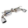 Remark Nissan 370Z (Z34) V2 Axle Back Exhaust w/Stainless Steel Double Wall Tip - Mufflers & Tips