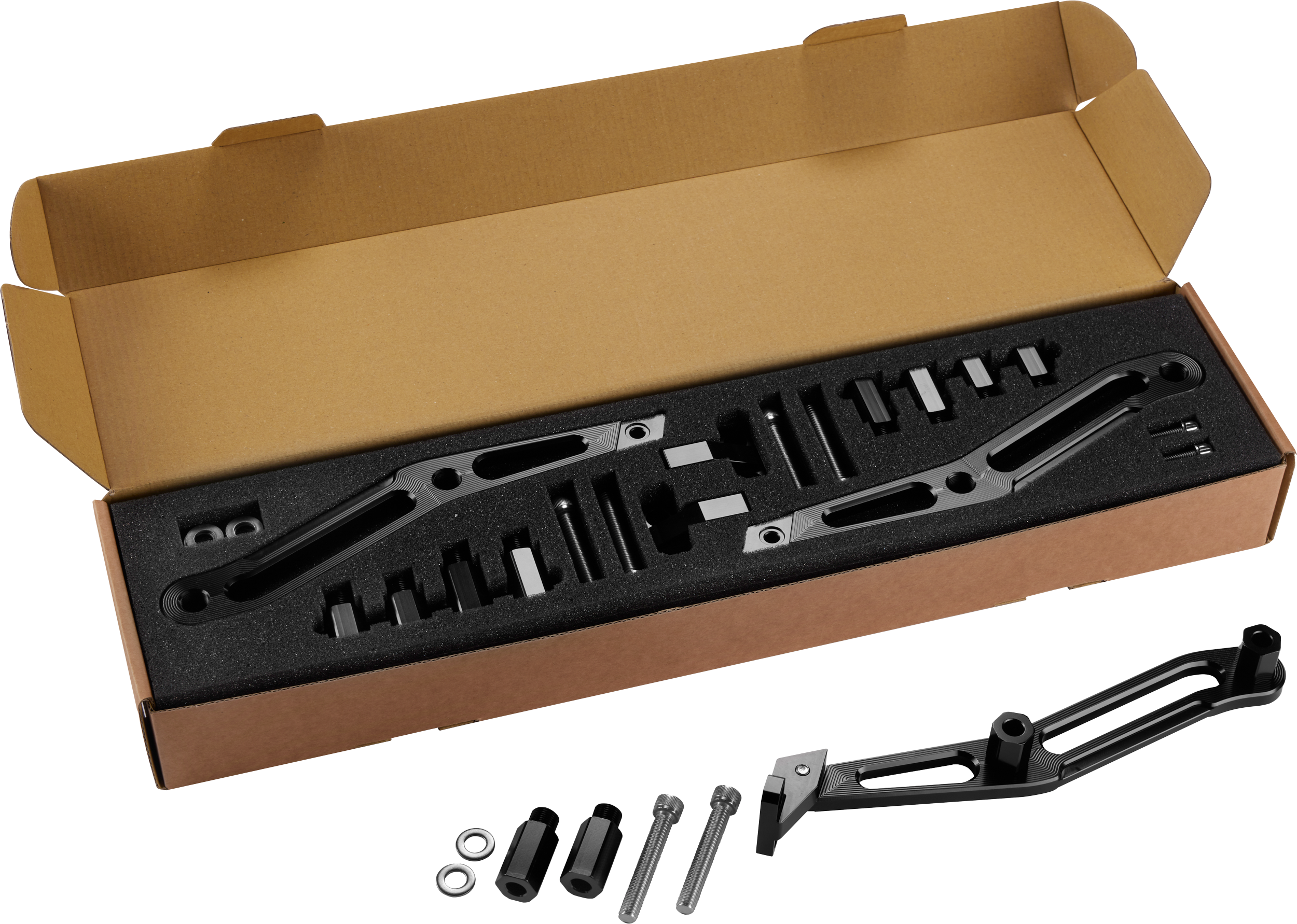RACING BROTHERS Remote Reservoir Mounting Bracket Kit