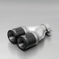 Remus 2005 Seat Toledo 1.6L 84mm Black Chrome Straight w/Carbon Insert Tail Pipe Set (Pair) - Exhaust Mufflers & Tips