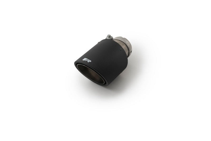 Remus Carbon 102mm Angled Titanium Internals w/Adjustable Clamp Tail Pipe (Single) - Exhaust Mufflers & Tips