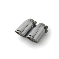 Remus Stainless Steel 84mm Angled Rolled Edge Chrome Tail Pipe Set (Pair) - Exhaust Mufflers & Tips