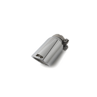 Remus Universal Sport Exhaust 84mm Angled Rolled Edge Chrome Tail Pipe Set (Single) - Mufflers & Tips