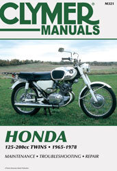 Clymer Repair Manual Hon 125-200cc Twin - Tires & Wheels