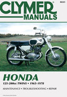 Clymer Repair Manual Hon 125-200cc Twin - Tires & Wheels