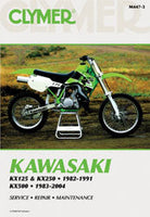 Clymer Repair Manual Kaw Kx125 250 500 - Tires & Wheels
