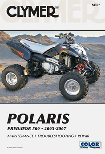 Clymer Repair Manual Pol Predator - Tires & Wheels