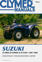 Clymer Repair Manual Suz King Quad/runner - Tires & Wheels