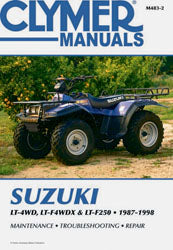 Clymer Repair Manual Suz King Quad/runner - Tires & Wheels