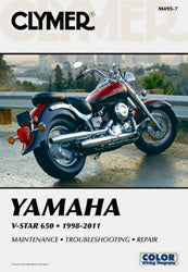 Clymer Repair Manual Yam Xvs650 Vstar - Tires & Wheels