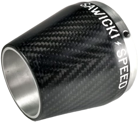 Sawicki Repl End Cap True Carbon Fiber - Harddrive Products