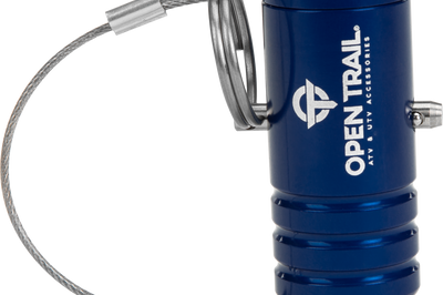 Open Trail Replacement Cap Black - Blue - Atv Performance Products