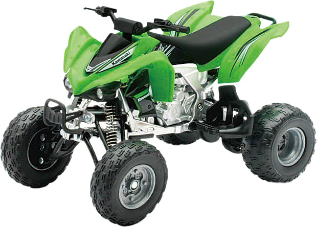 New-ray Replica 1:12 Atv Kawasaki Kfx450r Green - Apparel Collection