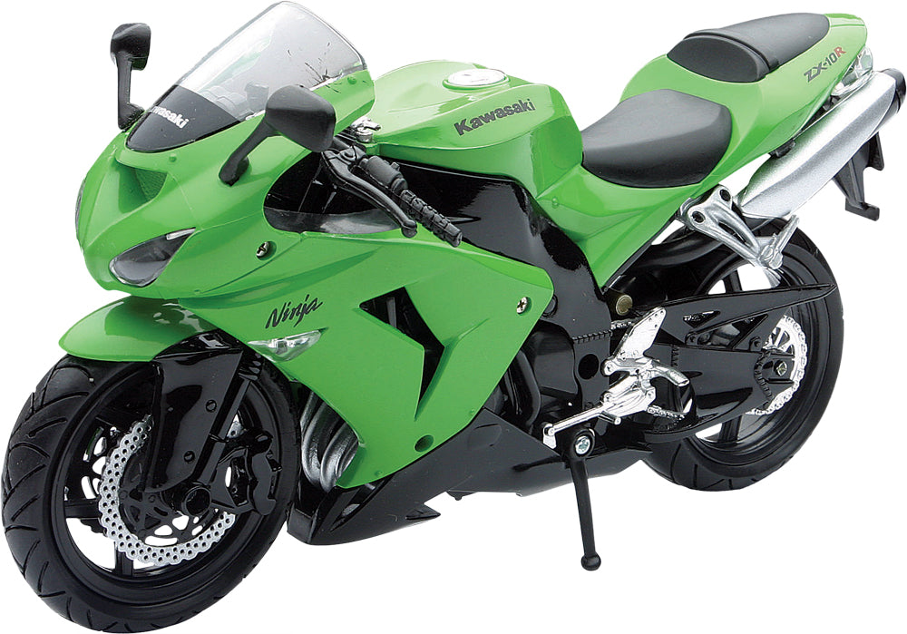 New-ray Replica 1:12 Super Sport Bike 06 Kawasaki Zx10r Green - Apparel Collection