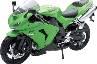 New-ray Replica 1:12 Super Sport Bike 06 Kawasaki Zx10r Green - Apparel Collection