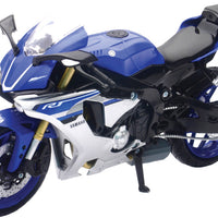 New-ray Replica 1:12 Super Sport Bike 16 Yamaha Yxf-r1 Blue - Apparel Collection
