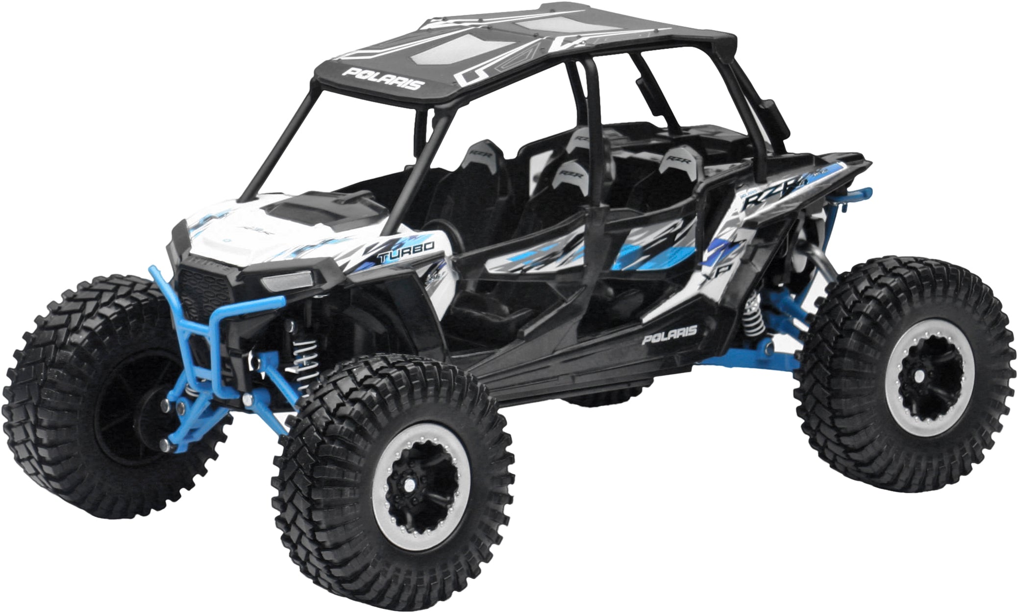 New-ray Replica 1:18 Utv Polaris Rzr 4 Turbo Rc White - Apparel Collection