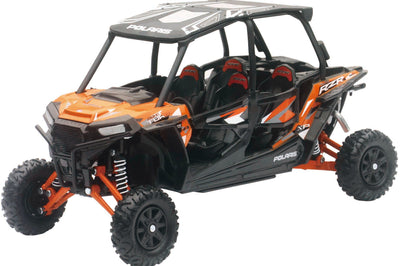 New-ray Replica 1:18 Utv Polaris Rzr 4 Turbo Xp Orange - Apparel Collection