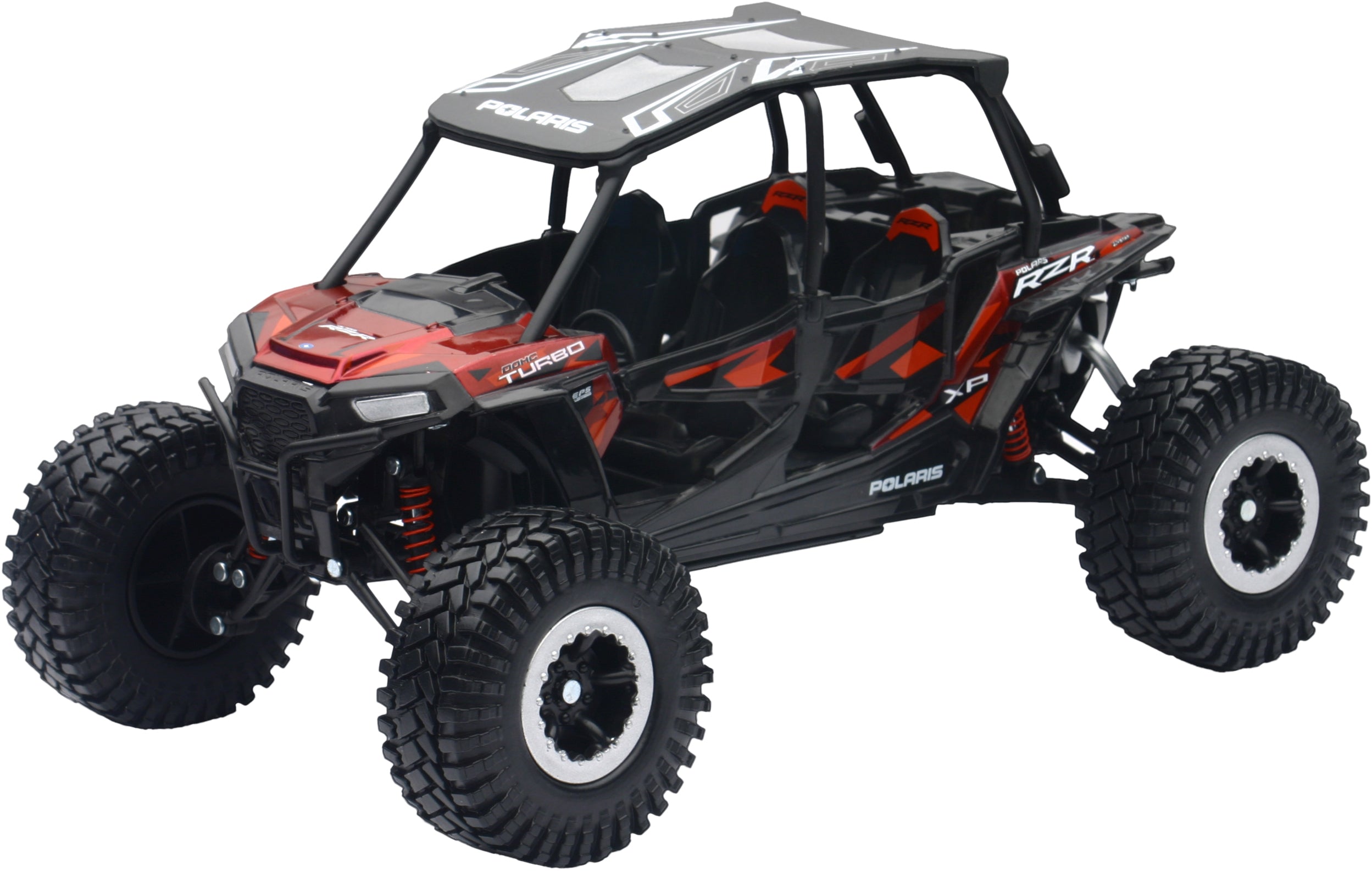 New-ray Replica 1:18 Utv Polaris Rzr 4 Turbo Xp Rc Red - Apparel Collection