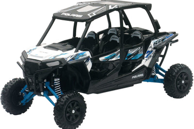 New-ray Replica 1:18 Utv Polaris Rzr 4 Turbo Xp White - Apparel Collection