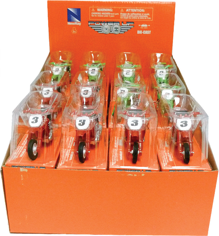 New-ray Replica 1:32 Mini Bike Set 4 Assorted Bikes 24/pc - Apparel Collection