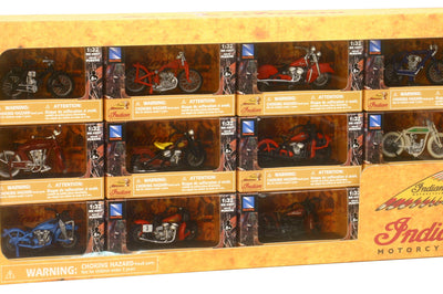New-ray Replica 1:32 Sport Scout Set 11/pc Assorted Indian Models - Apparel Collection
