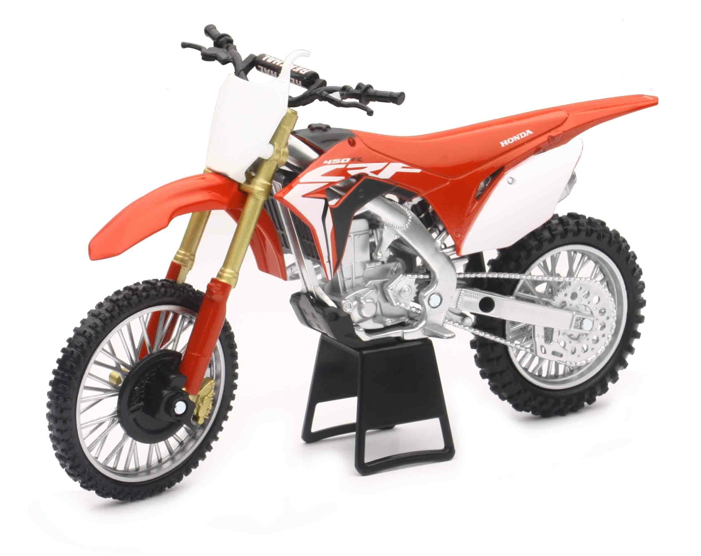 New-ray Replica 1:6 Race Bike 17 Honda Crf450r Red - Apparel Collection