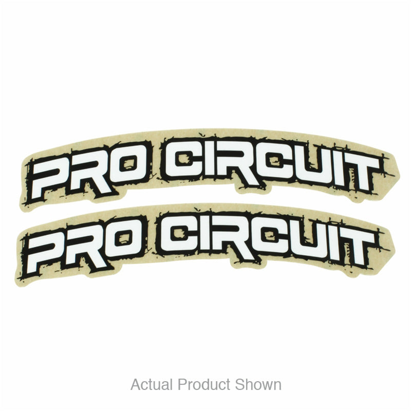 Pro Circuit Retro Fender Sticker - Offroad Collection